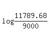 log%2811789.68%2F9000%29