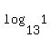 log%2813%2C1%29