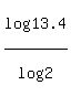 log%2813.4%29%2Flog%282%29