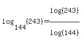 log%28144%2C%28243%29%29=log%28%28243%29%29%2Flog%28%28144%29%29