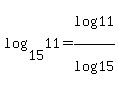 log%2815%2C11%29+=+log%2811%29%2Flog%2815%29