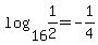 log%2816%2C1%2F2%29+=+-1%2F4
