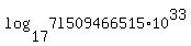 log%2817%2C7l509466515+%2A+10%5E33%29