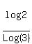 log%282%29%2FLog%283%29