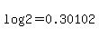 log%282%29=0.30102