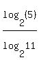 log%282%2C%285%29%29%2Flog%282%2C11%29%29