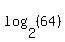 log%282%2C%2864%29%29