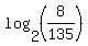log%282%2C%288%2F135%29%29%29