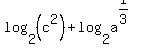 log%282%2C%28c%5E2%29%29%2Blog%282%2Ca%5E%281%2F3%29%29