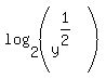 log%282%2C%28matrix%282%2C1%2C%22%22%2Cy%5E%281%2F2%29%29%29%29