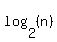 log%282%2C%28n%29%29