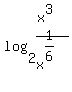 log%282%2C%28x%5E3%29%2Fx%5E%281%2F6%29%29