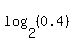 log%282%2C+%280.4%29%29