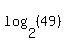log%282%2C+%2849%29%29