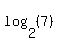 log%282%2C+%287%29%29