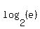 log%282%2C+%28e%29%29