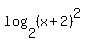log%282%2C+%28x%2B2%29%5E2%29