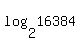 log%282%2C+16384%29