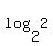 log%282%2C+2%29