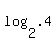 log%282%2C.4%29