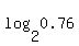 log%282%2C0.76%29