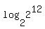 log%282%2C2%5E12%29