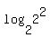 log%282%2C2%5E2%29