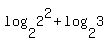 log%282%2C2%5E2%29%2Blog%282%2C3%29