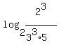 log%282%2C2%5E3%2F%283%5E3%2A5%29+%29