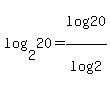 log%282%2C20%29+=+log%2820%29%2Flog%282%29