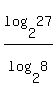 log%282%2C27%29%2Flog%282%2C8%29