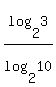 log%282%2C3%29%2Flog%282%2C10%29