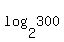 log%282%2C300%29