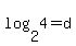 log%282%2C4%29+=+d