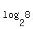 log%282%2C8%29