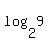 log%282%2C9%29