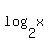 log%282%2Cx%29