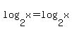 log%282%2Cx%29=log%282%2Cx%29