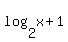 log%282%2Cx%2B1%29