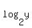log%282%2Cy%29