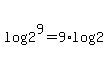 log%282%5E9%29+=+9%2Alog%282%29
