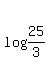 log%2825%2F3%29
