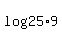 log%2825+%2A+9%29+