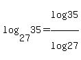 log%2827%2C35%29+=+log%2835%29%2Flog%2827%29
