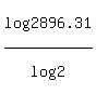 log%282896.31%29%2Flog%282%29