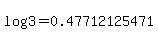 log%283%29=0.47712125471