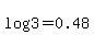 log%283%29+=+0.48