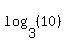 log%283%2C%2810%29%29