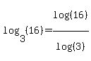 log%283%2C%2816%29%29=log%28%2816%29%29%2Flog%28%283%29%29