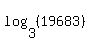 log%283%2C%2819683%29%29